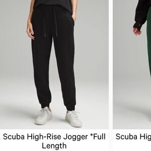lululemon athletica scuba Black Jogger